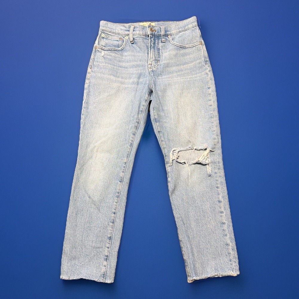 Madewell Womens Size 27P Light Wash High Rise‎ The Perfect Vintage Denim Jean